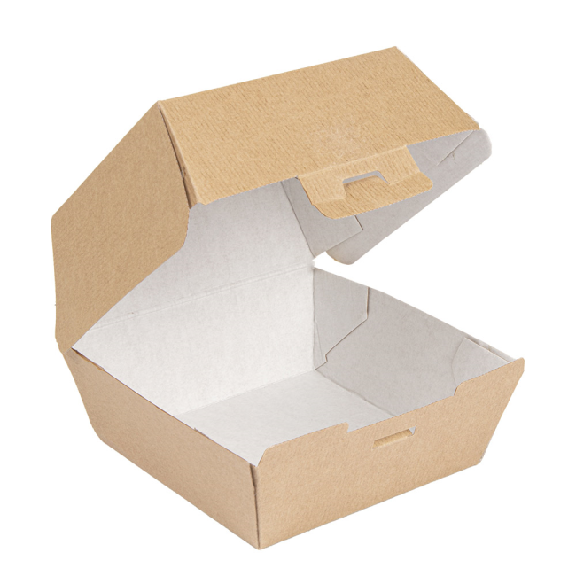 Hamburger box, small, PREMIUM 14 x 12.5 x 9 cm, nano